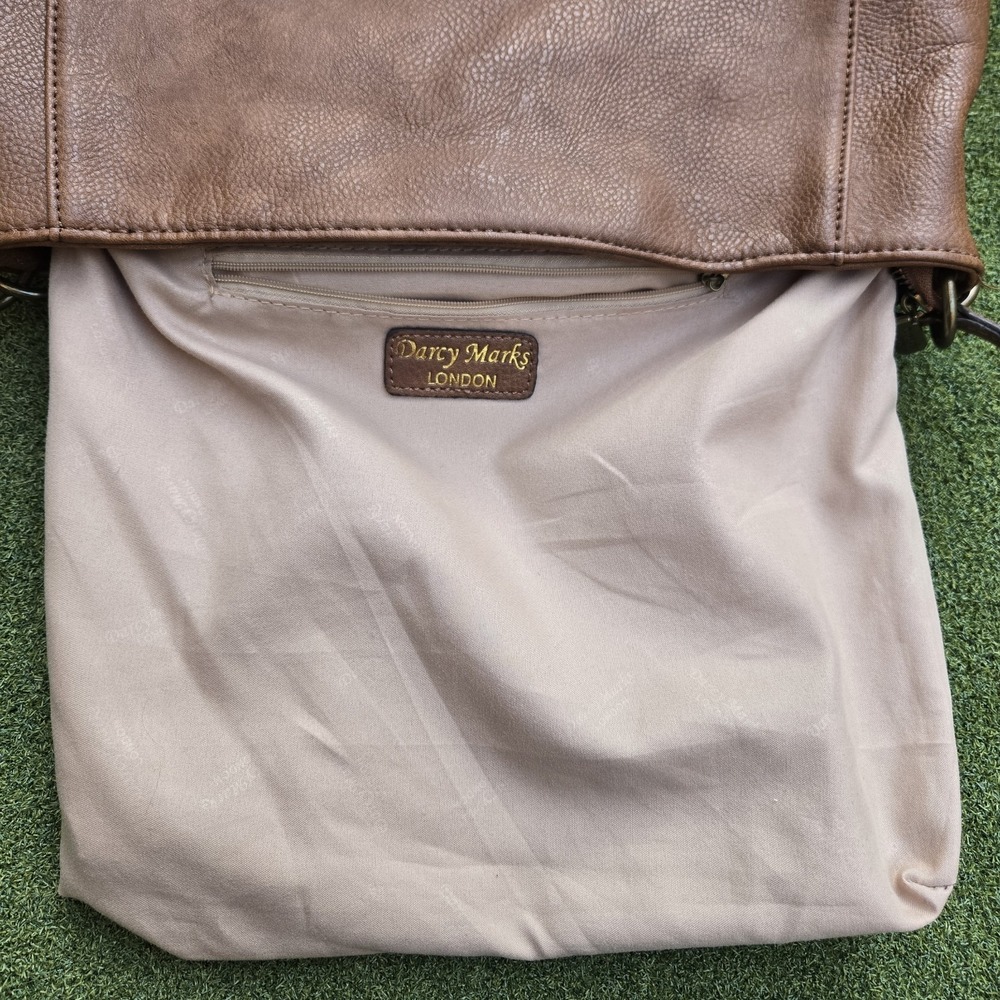 Darcy Marks London Handbag Cognac Brown - Picture 8 of 14